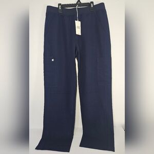 Figs Men Axim Cargo scrub Pants Blue Size L